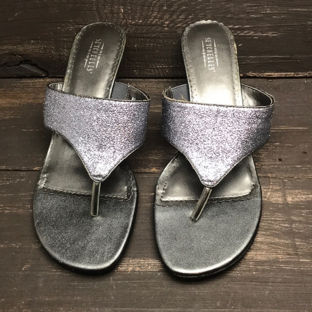 Seychelles Glitter Sandals Size 8.5
